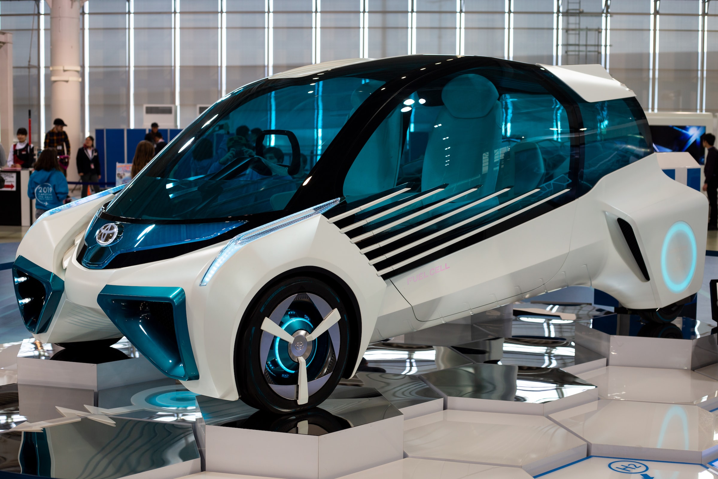 Toyota concept hydrogen fuel cell car